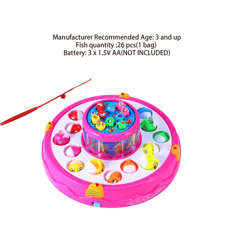 26 pcs magnetic rotating fish toy