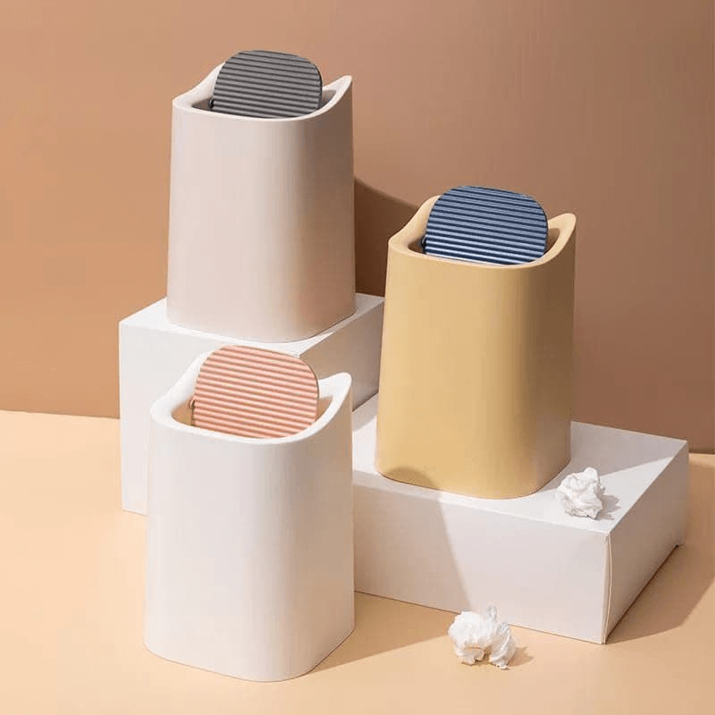 Nordic style mini desk trash can