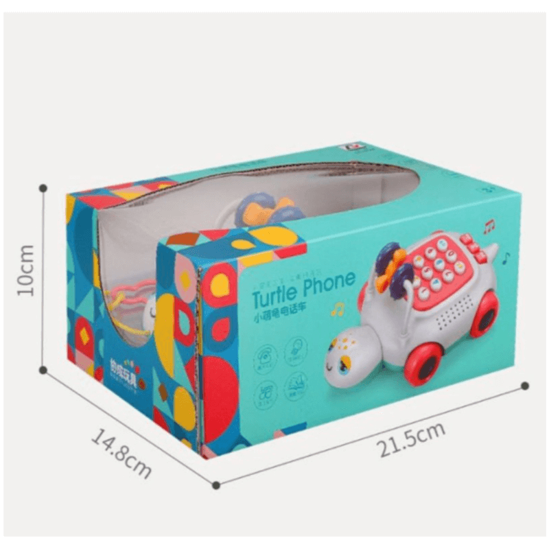 Cute baby turtle phone car toy