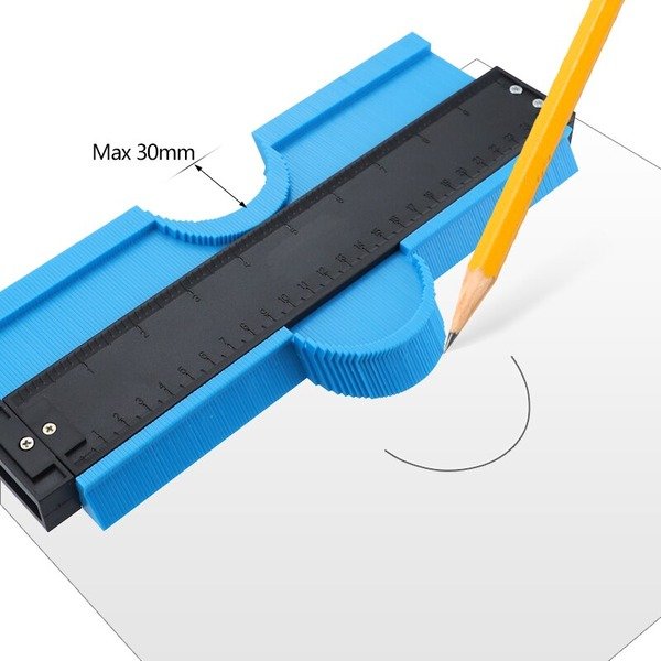 10 inch multi functional measuring contour gauge and tool