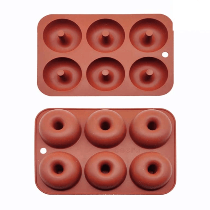 3d silicone 6 donut maker mold