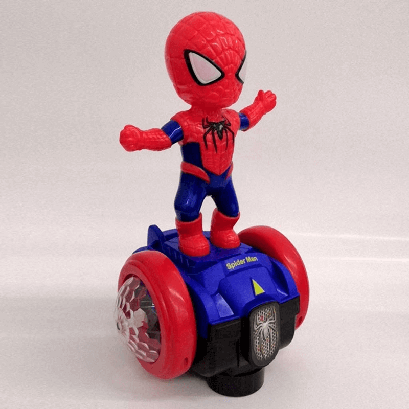 Electric scooter spiderman toy balance car