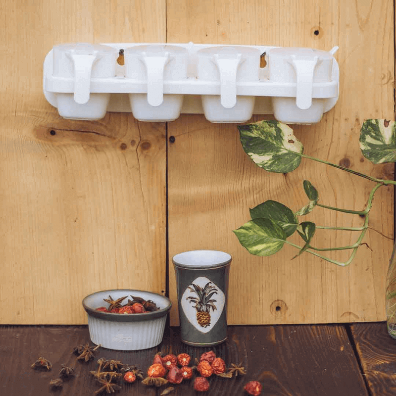 4 in 1 beautiful spice rack wall hanging