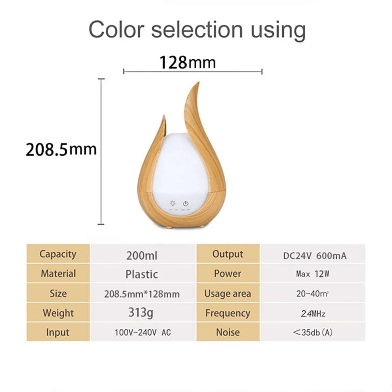 Cool air humidifier and aroma diffuser