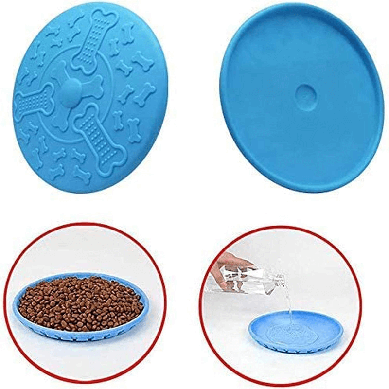 Natural soft rubber frisbee for dogs