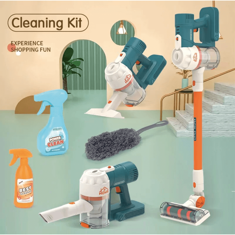 3 in 1 cord free vacuum cleaner play kit for kids