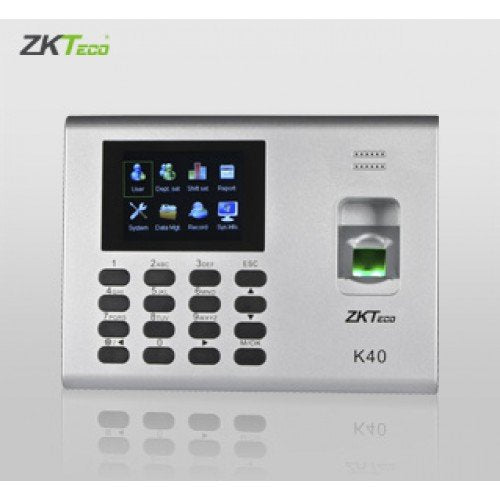 Zkteco k40 attendance machine with 1 year warranty 