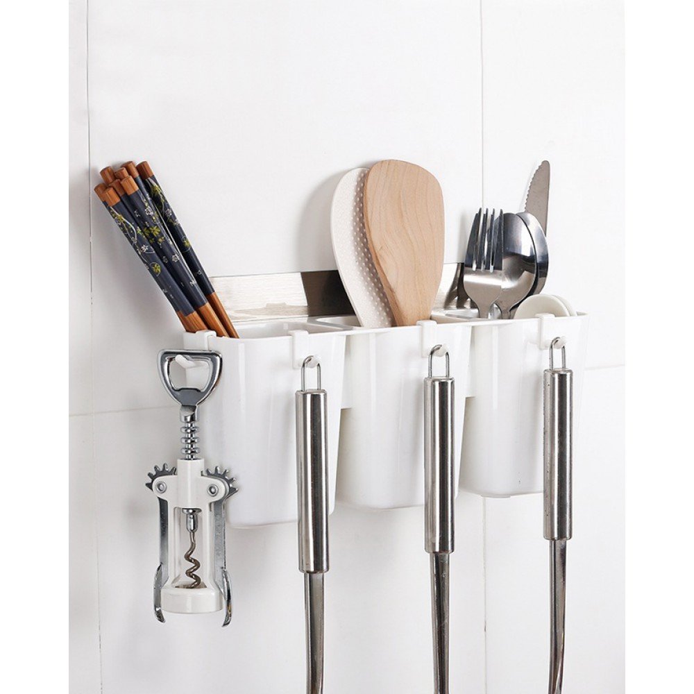 Leachate storage rack with magic sticker