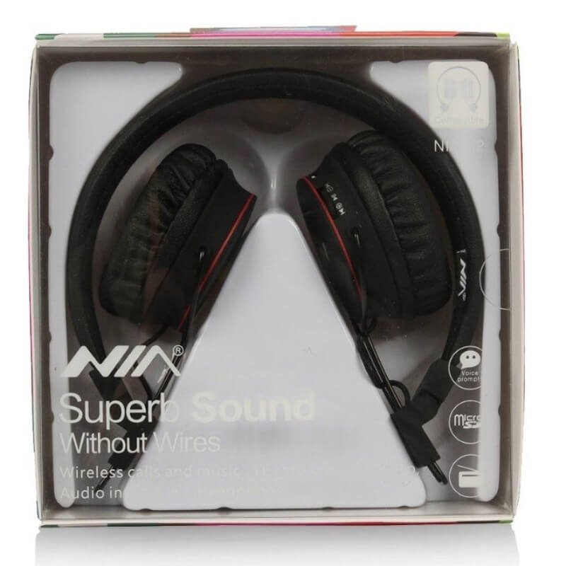 Nia x-2 bluetooth wireless headphone white