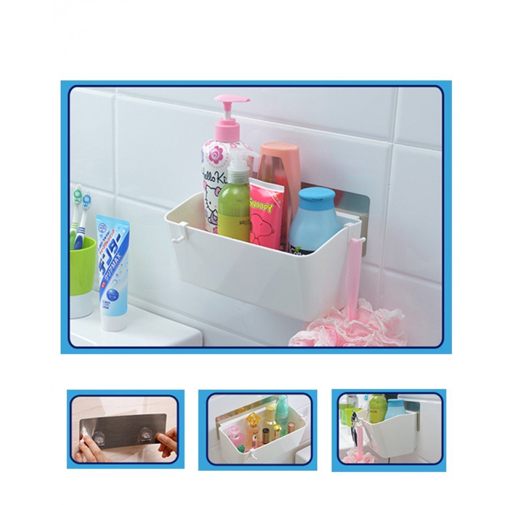 Multi function storage rack with magic sticker