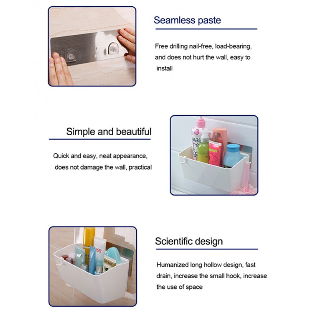 Multi function storage rack with magic sticker