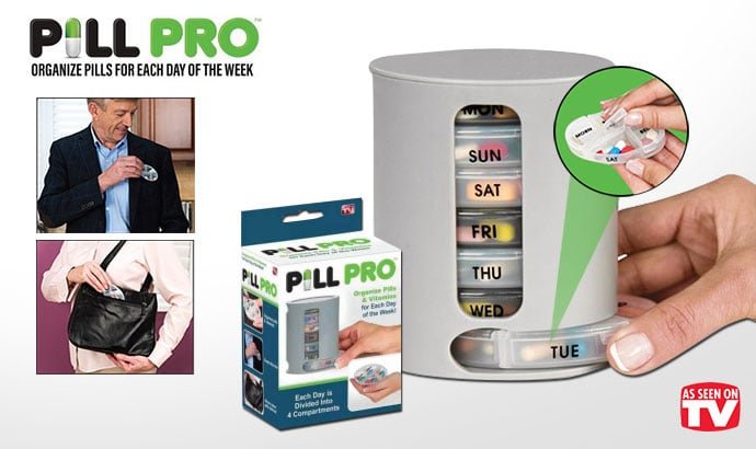 Pill pro - weekly pill organizer