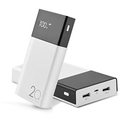 Morui ml20 10000mah lithium polymer power bank with display