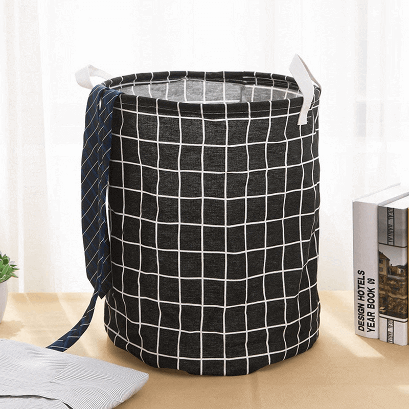 Folding cloth waterproof laundry basket