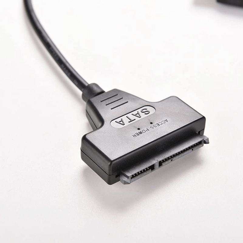 High speed dual usb 2.0 to 2.5 sata hdd adapter