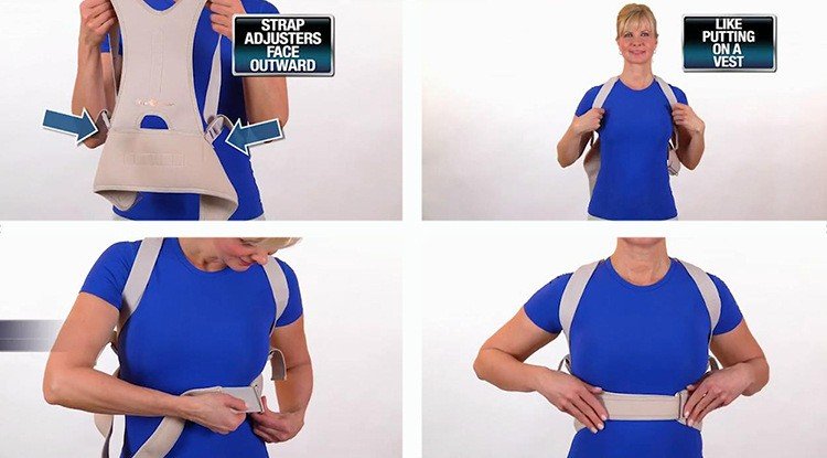 Pack of 2 royal posture back  support belt for pain relief
