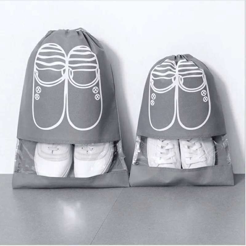 Pack of 2 pocket shoe storage bag