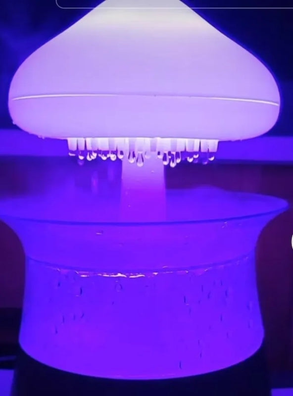 Rain cloud humidifier water drip with adjustable light - Prozone