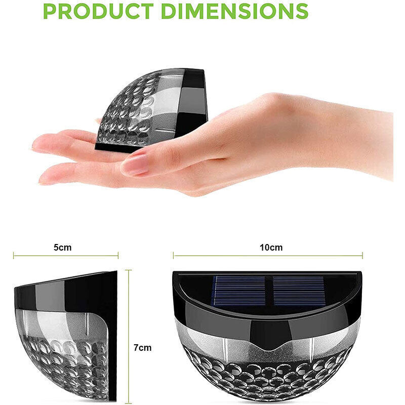 6 led solar fence light - Prozone