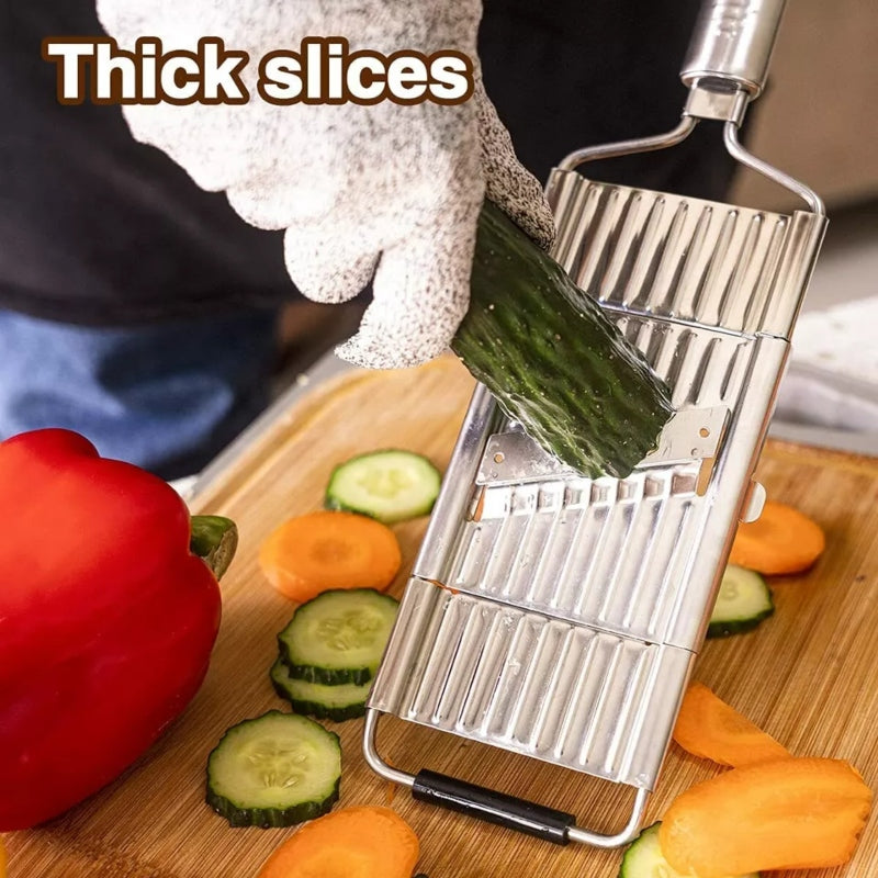 Multi Purpose 3in1 Vege Slicer Stainless Steel Shredder - Prozone