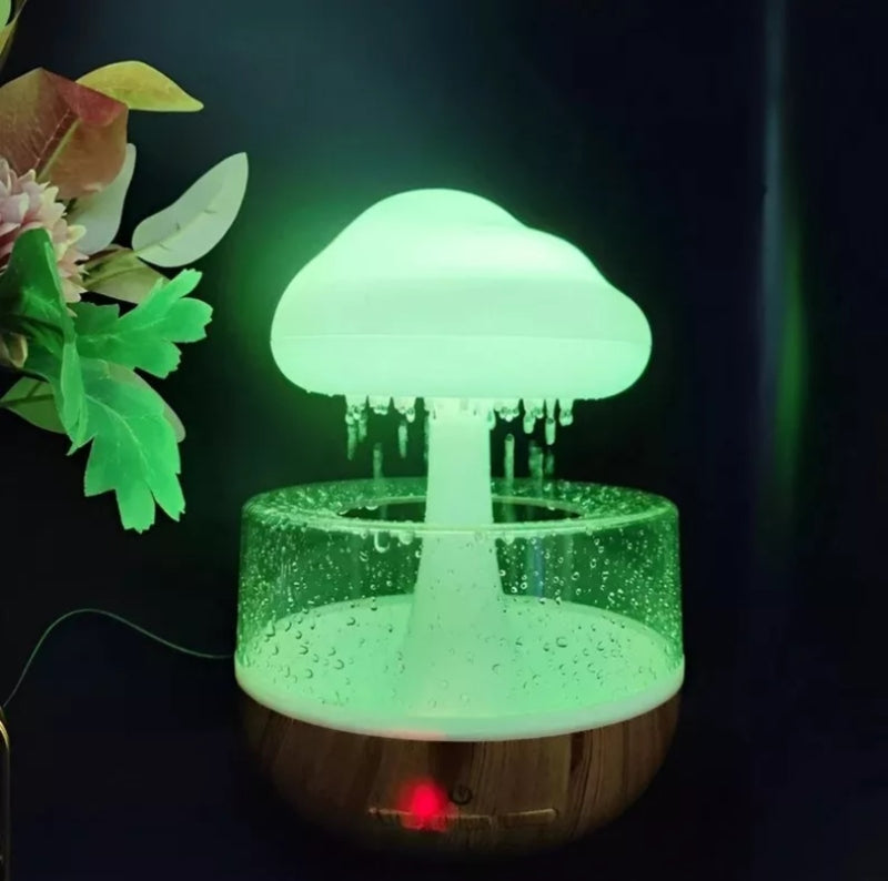 Rain cloud humidifier water drip with adjustable light - Prozone