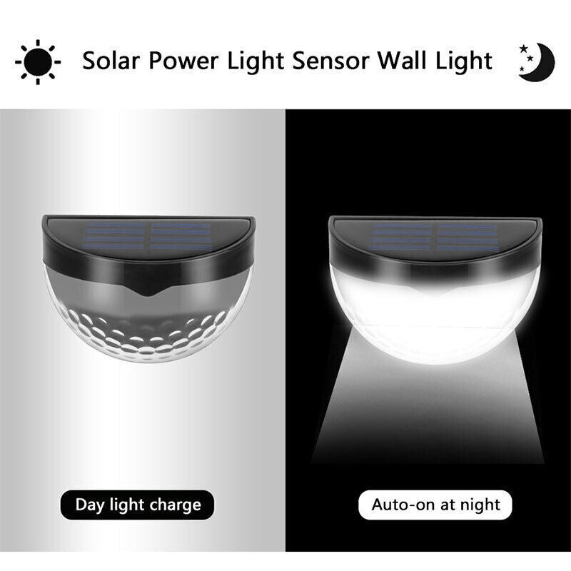 6 led solar fence light - Prozone
