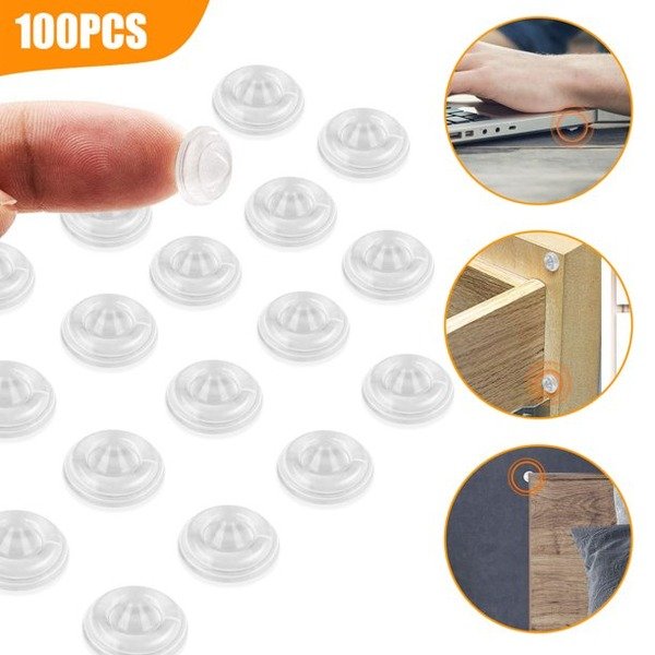 Sound and vibration absorber bumper pad for cabinet door -pack of 2