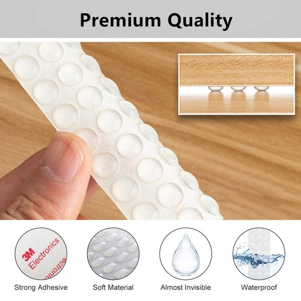 Sound and vibration absorber bumper pad for cabinet door -pack of 2