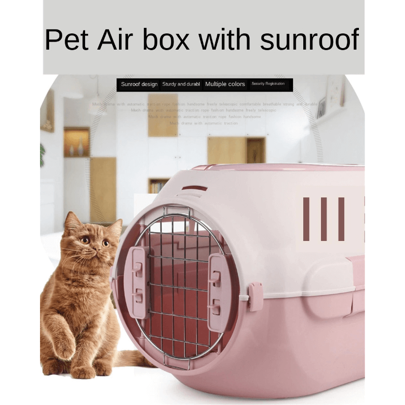 Portable pet kennel with safety door lock