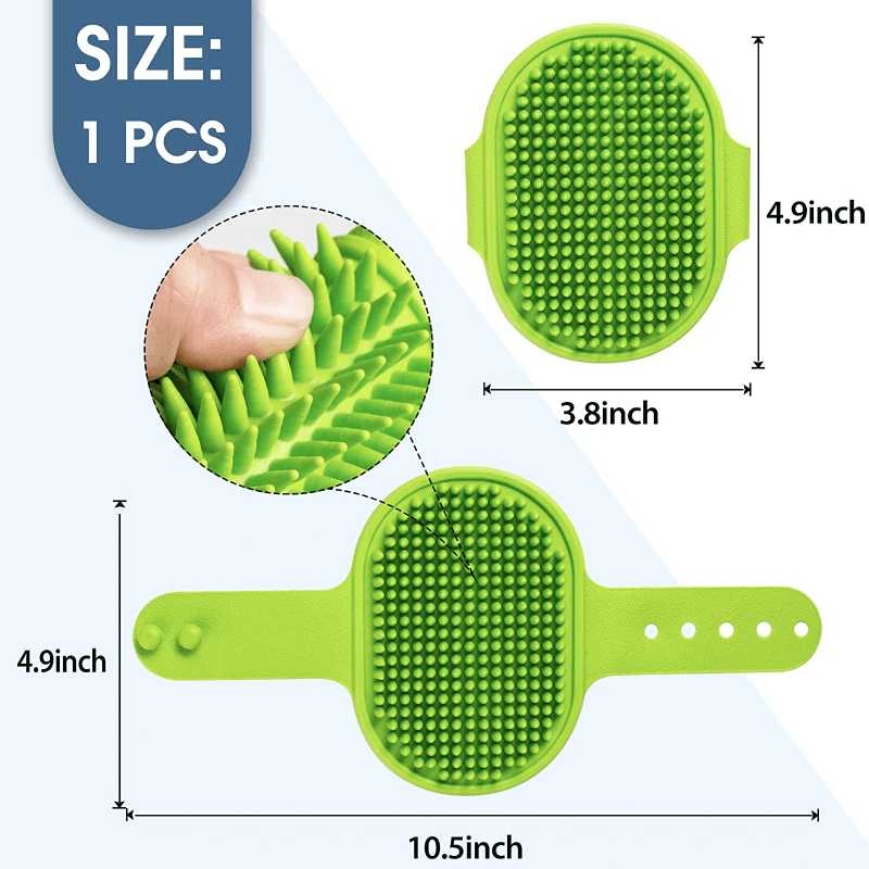 Pet brush hair removal rubber comb