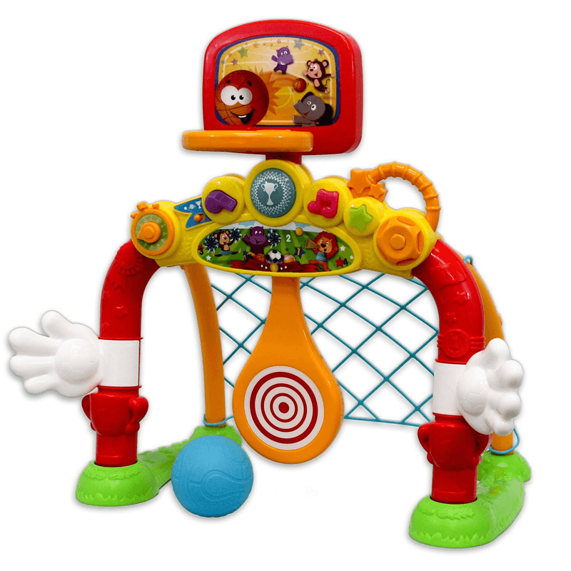 4 in 1 kids fun goal set music lights