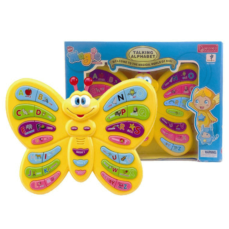 Electronic alphabet butterfly educational toy