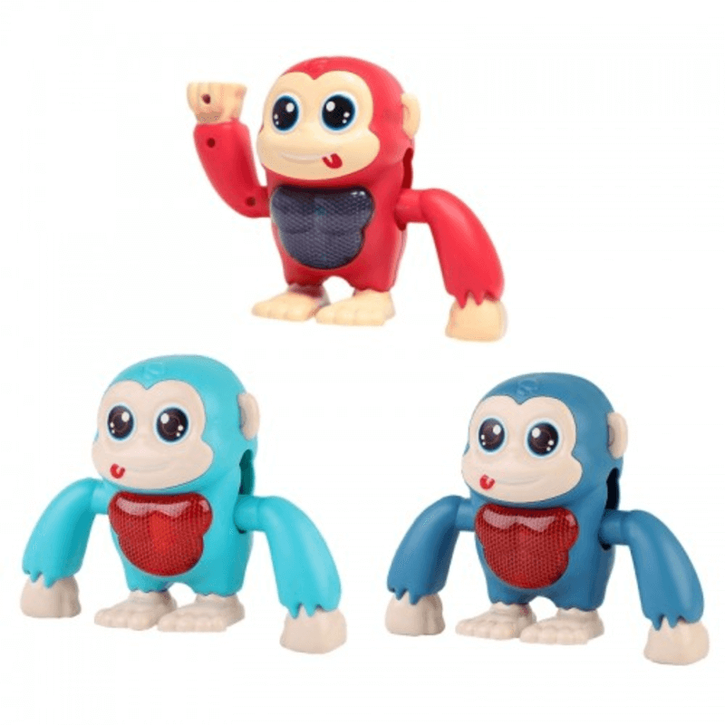Electric dancing baby monkey flipping toy