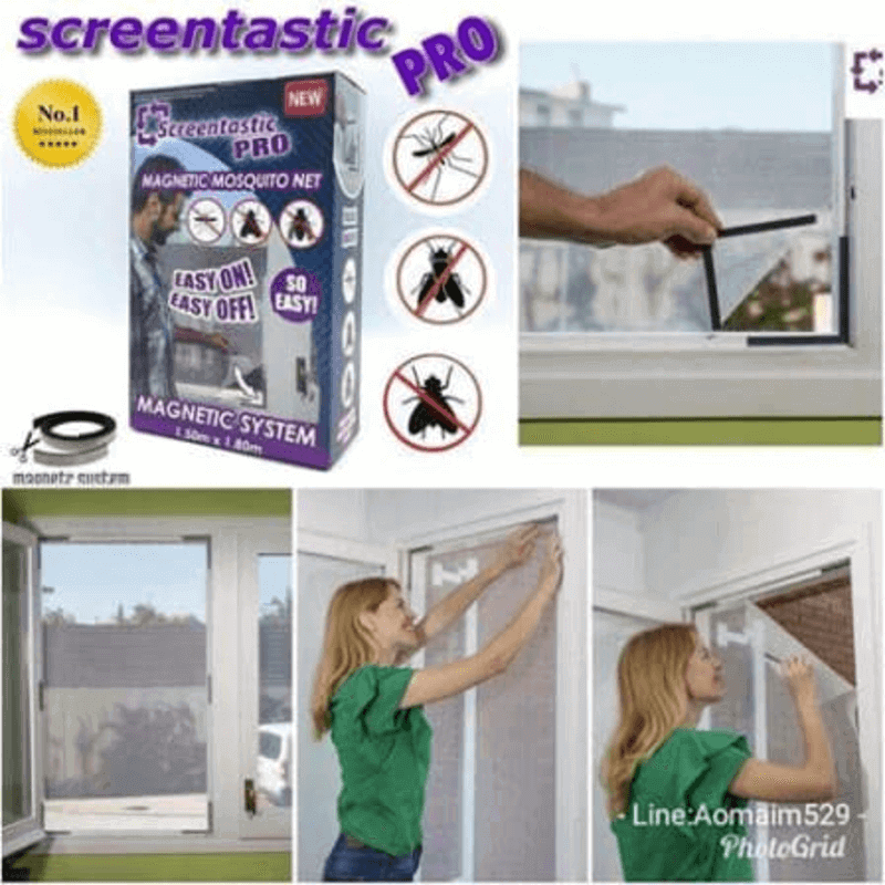 Screentastic pro window mosquito net