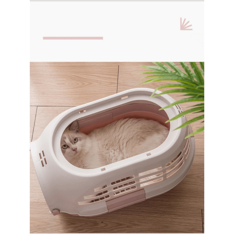Portable pet kennel with safety door lock