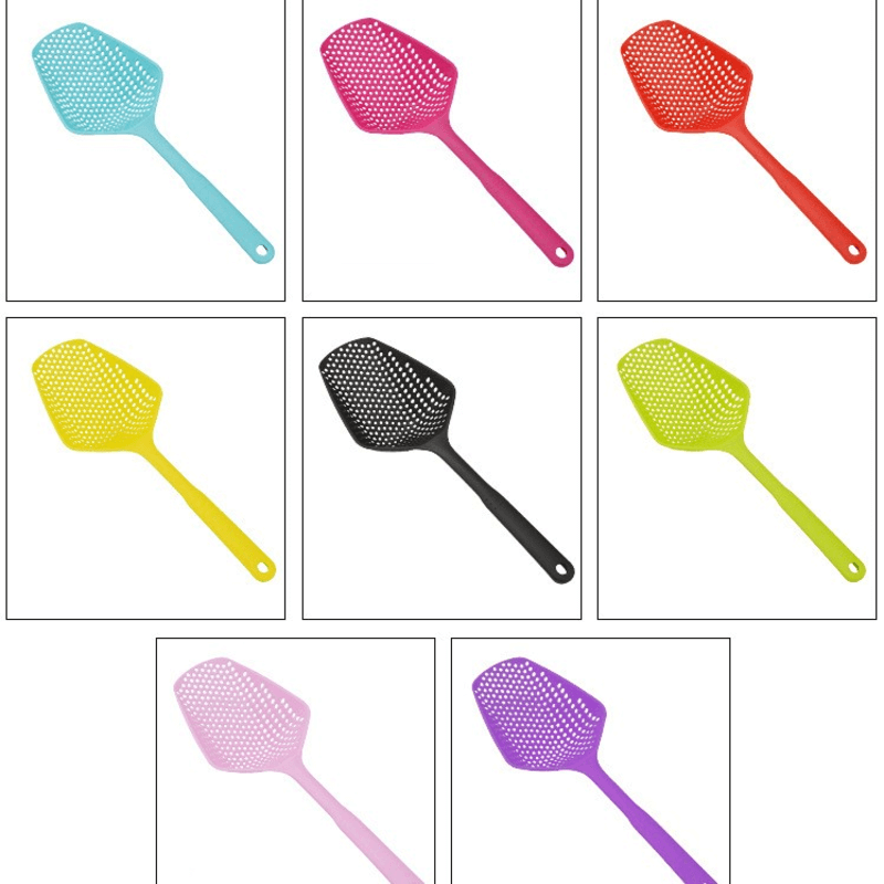 2 pcs kitchen scoop colander strainer