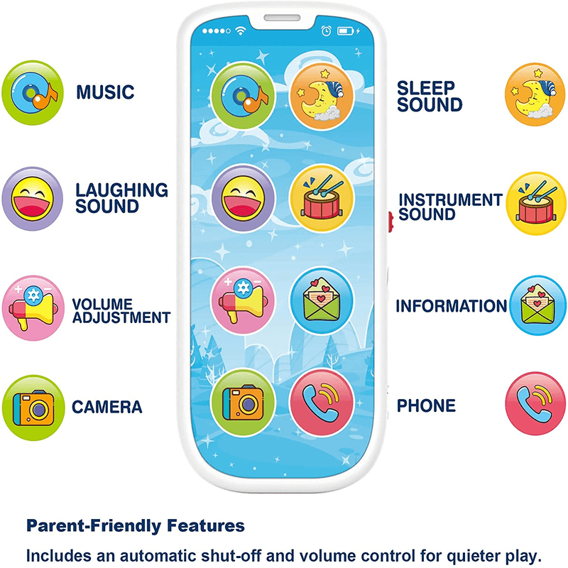 Baby musical tv remote control and smart phone toy 