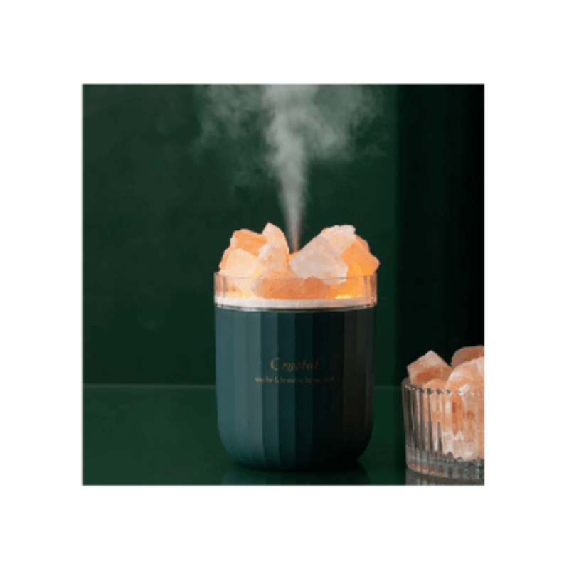 Portable crystal salt cool mist humidifier aromatherapy