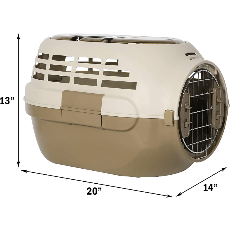 Portable pet kennel with safety door lock