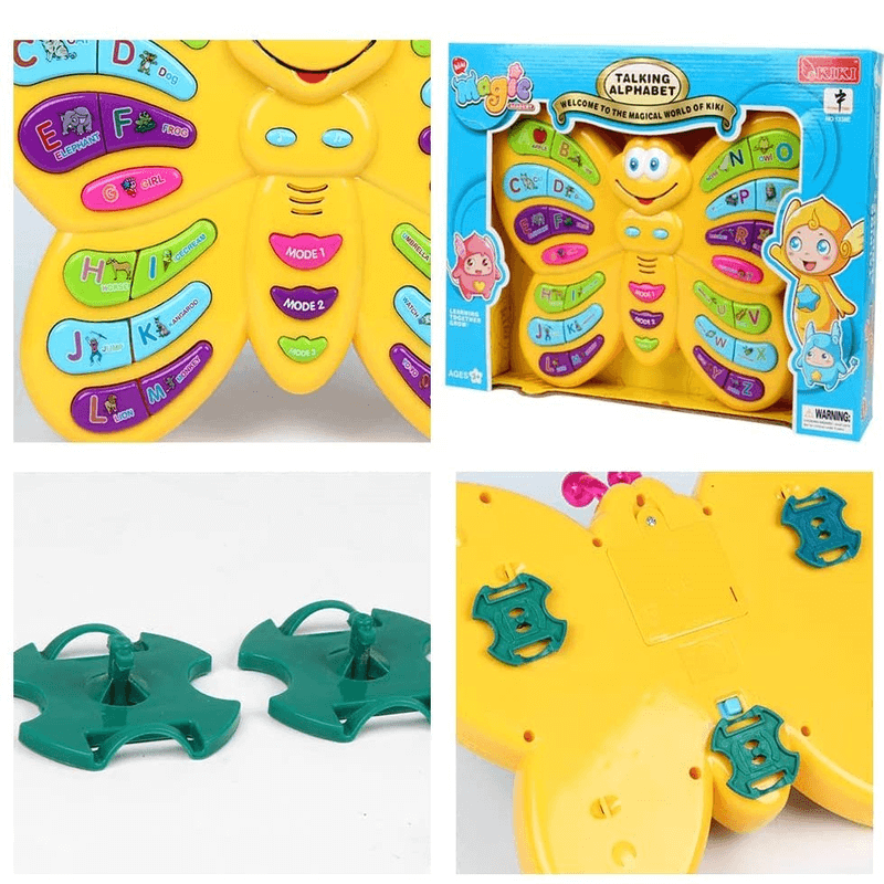 Electronic alphabet butterfly educational toy