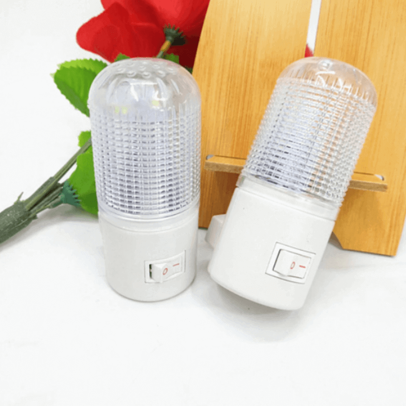 2 pcs led dim night light wall plug for bedroom