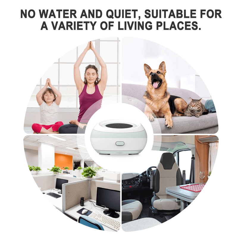 Essential oil portable fan aroma diffuser
