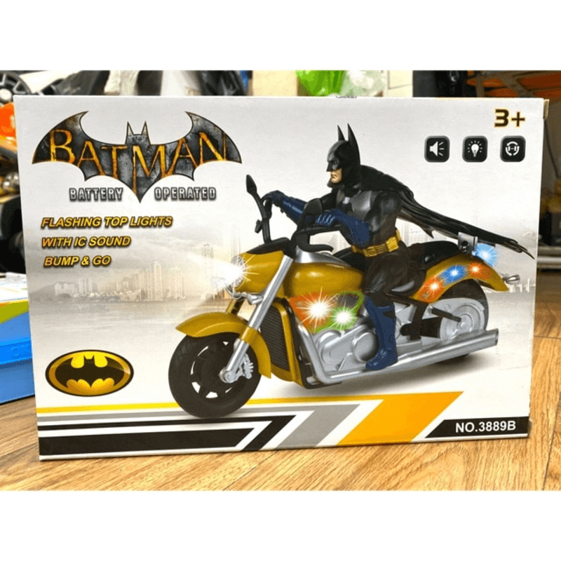 Batman figure bump n go motor bike