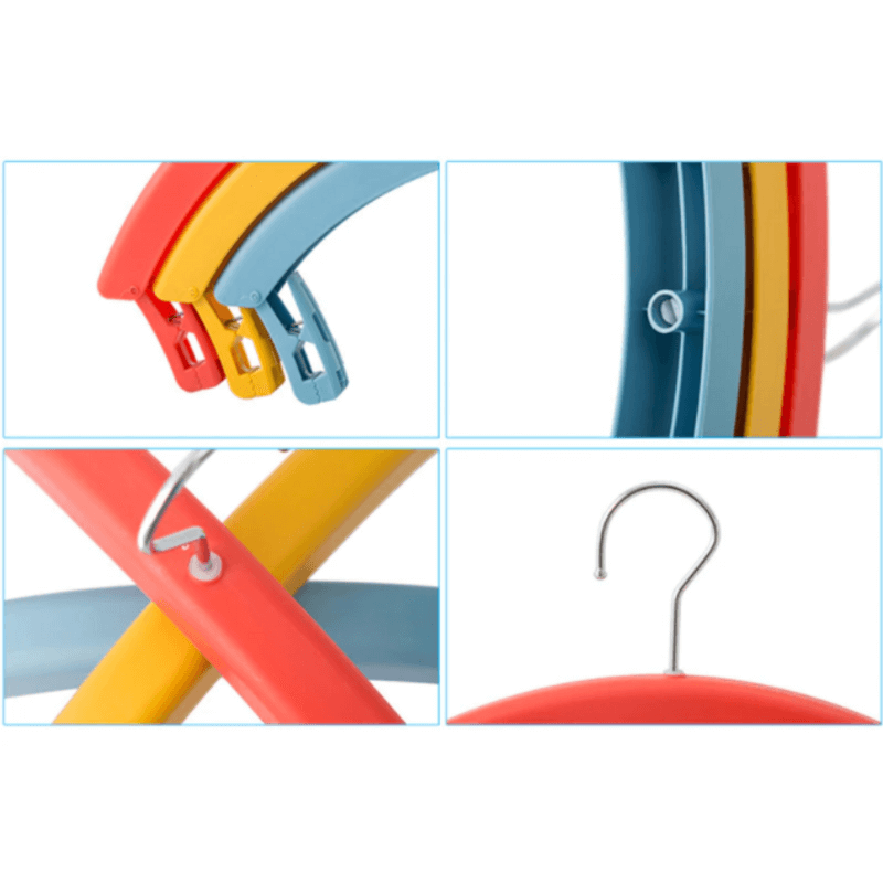 Rainbow rotating cloth hanger
