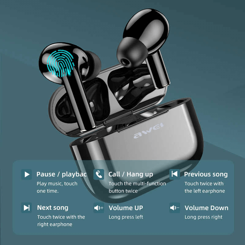 true wireless earbuds bluetooth 5.0 awei t29