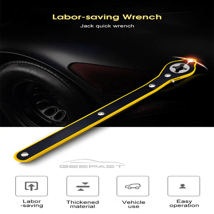 Automobile tire ratchet wrench for tire jack - Prozone