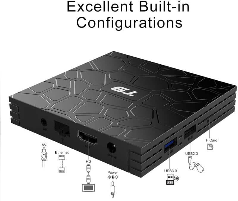 T9 android tv box 4gb ram 64gb rom