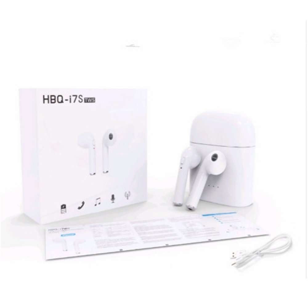 Hbq i7 tws twins true wireless earbuds with charging box