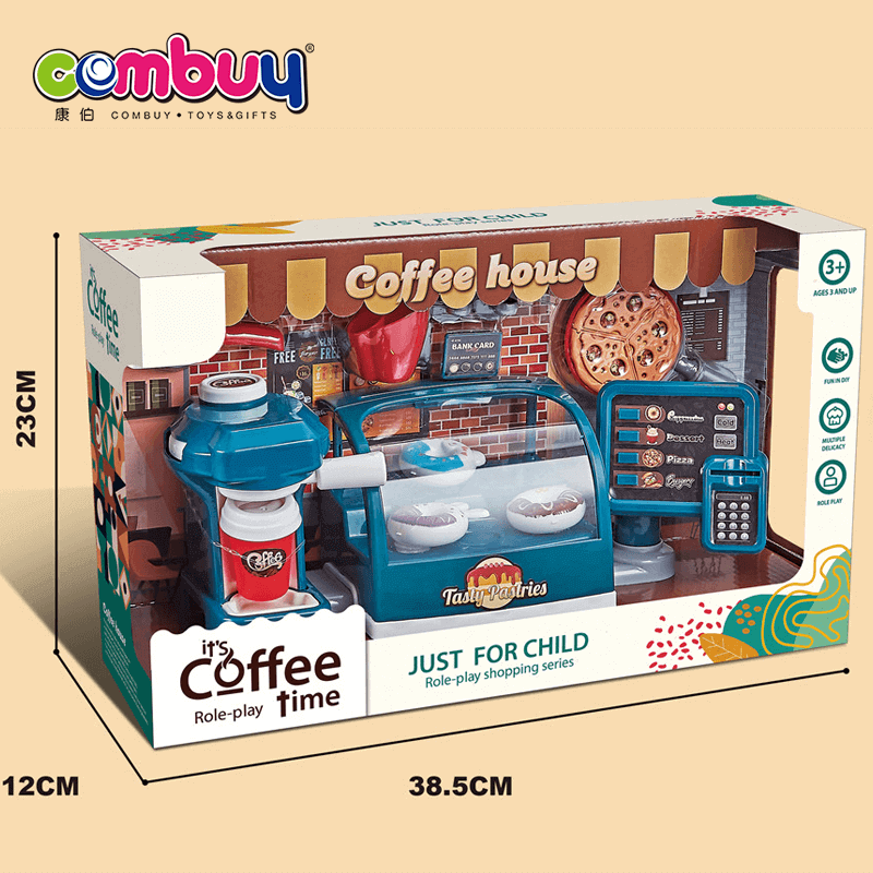 Cafe role play kids coffee maker toy