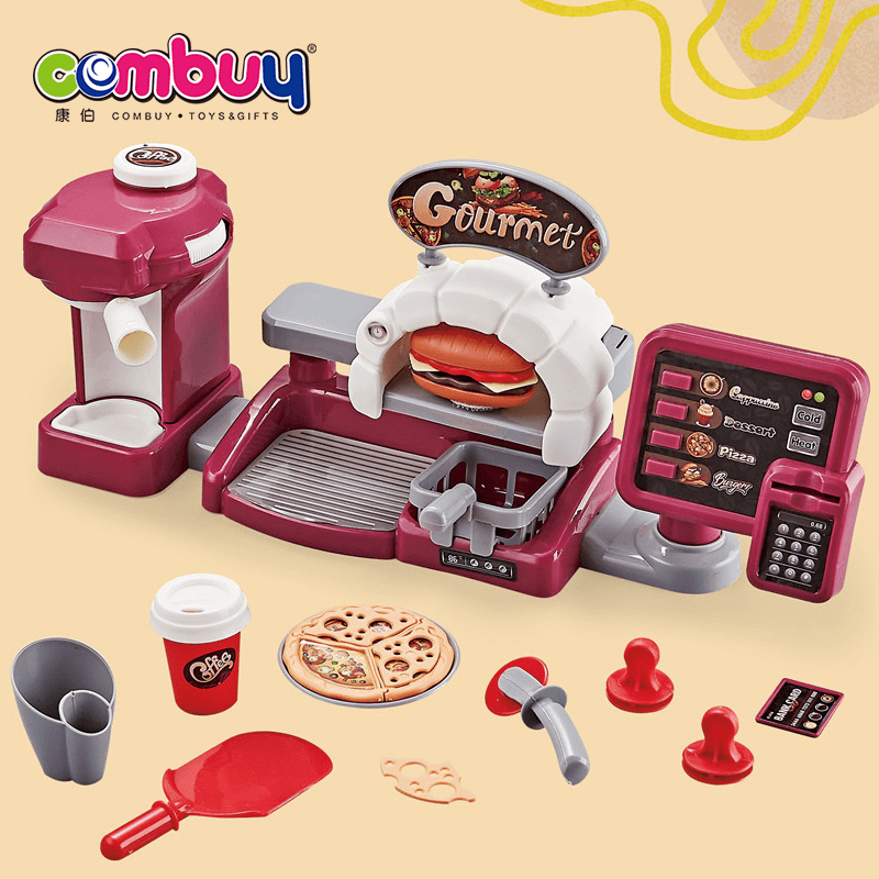 Cafe role play kids coffee maker toy